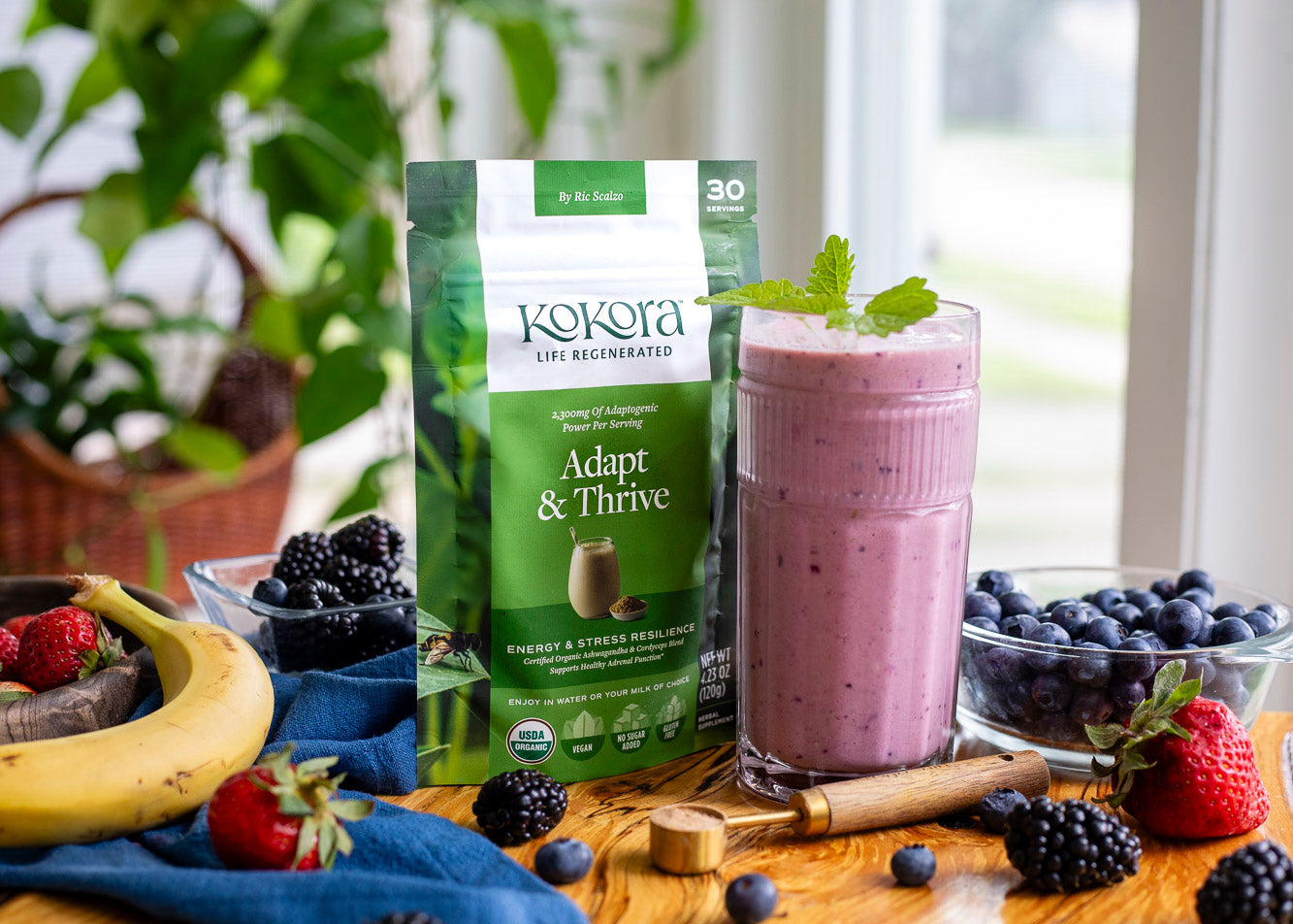 Start Your Day Strong: Healthy Berry Smoothie Recipe with Adaptogens