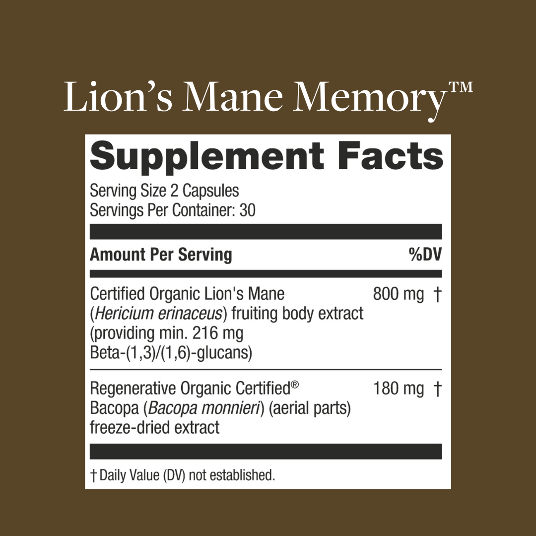 Lion’s Mane Memory™