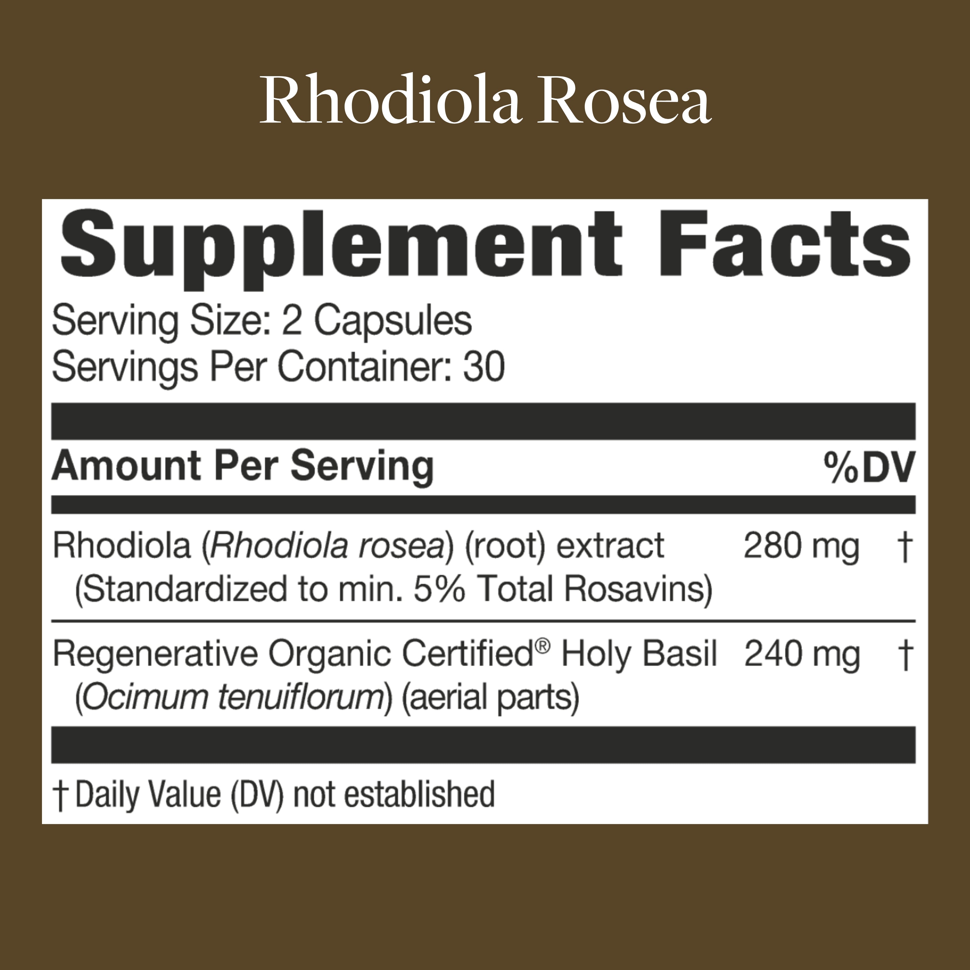 Rhodiola Rosea
